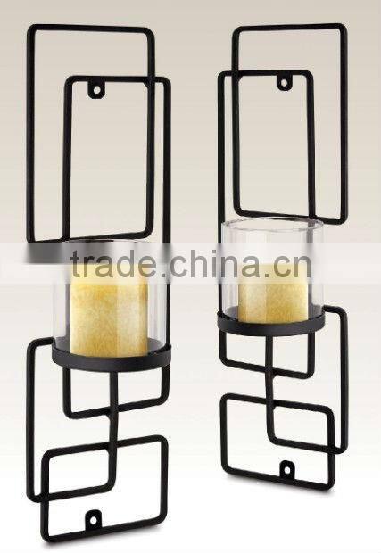 TWIN DECORATIVE WALL SCONCE SET