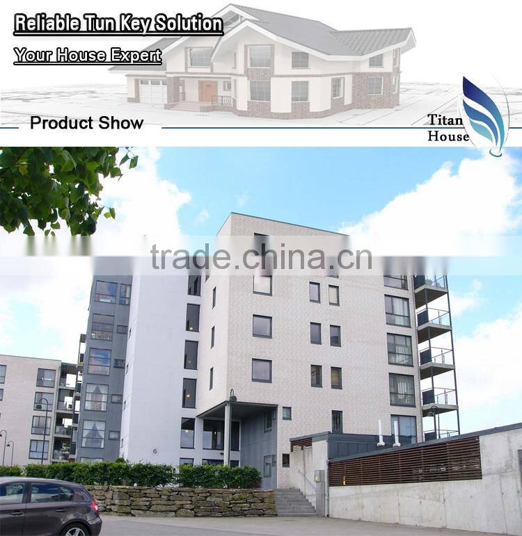 Easy Construction Steel Structure Prefab Modular Apartment Building with 3 Bedroom