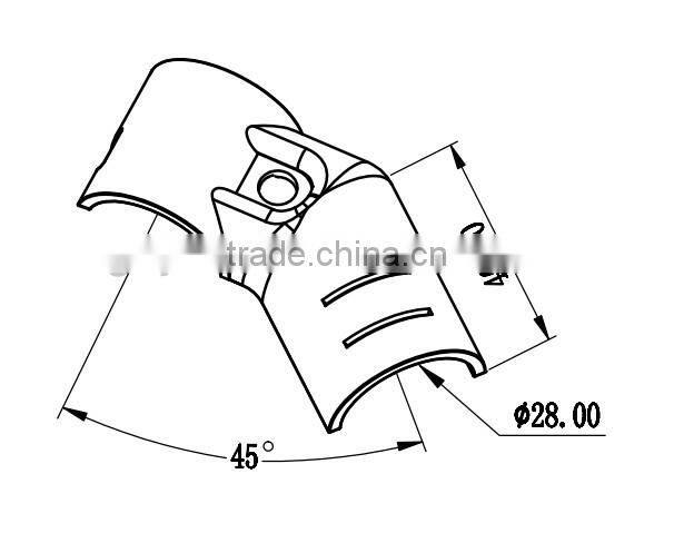 connector for lean pipe & joint system