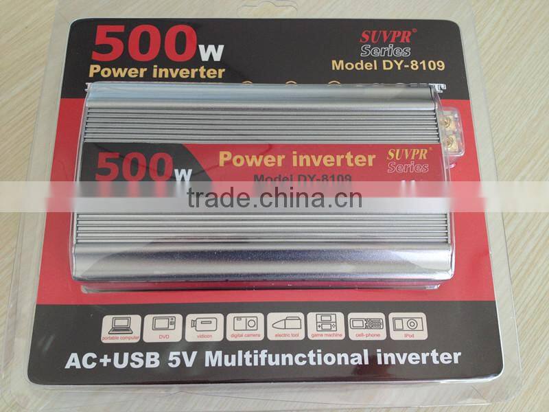 DC12/24V to AC220V 1000W, USB 5V 1000W solar grid inverter