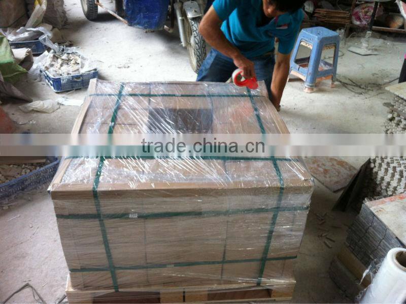 China White Wooden marble Mosaic Tile