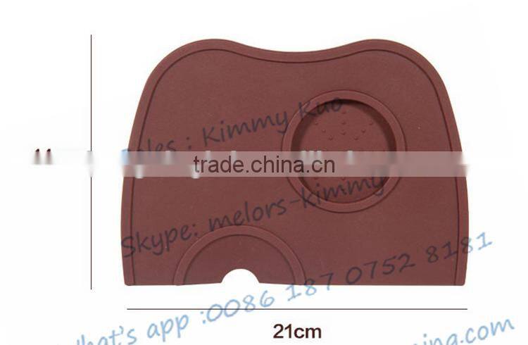 Coffee Tampering Mat Antiskid silicone coffee tamper pad coffee mat
