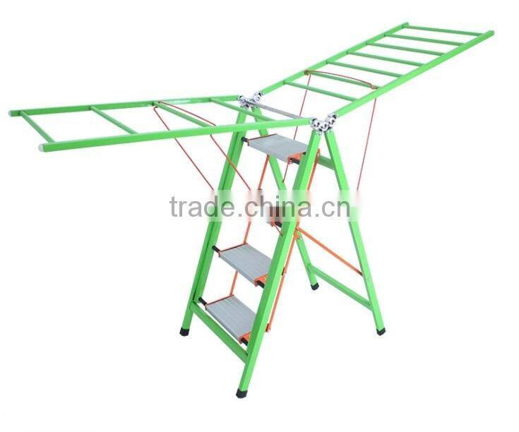 Vivinature multifunction clothe rack with 3 steps ladder rack