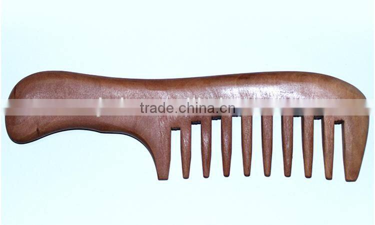 Ionic Type and Wood Handle Material beard brush and comb