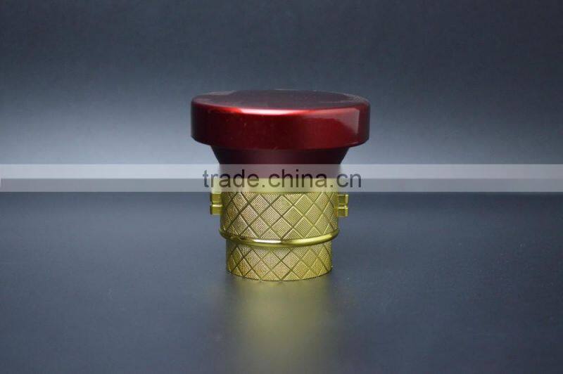 Hot sale red top aluminium bottle cap for glass bottle