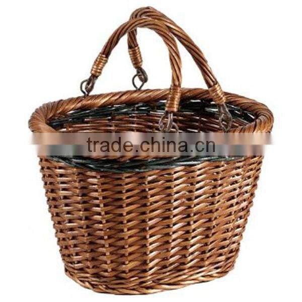 2pcs cheap natural wicker basket liners wholesale+willow basket