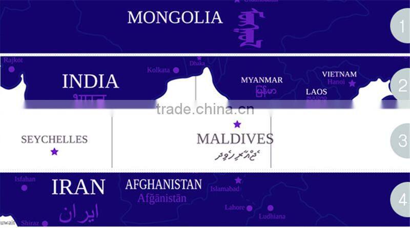 CT-543 Starlight Map Travel Globe World Map Travel map