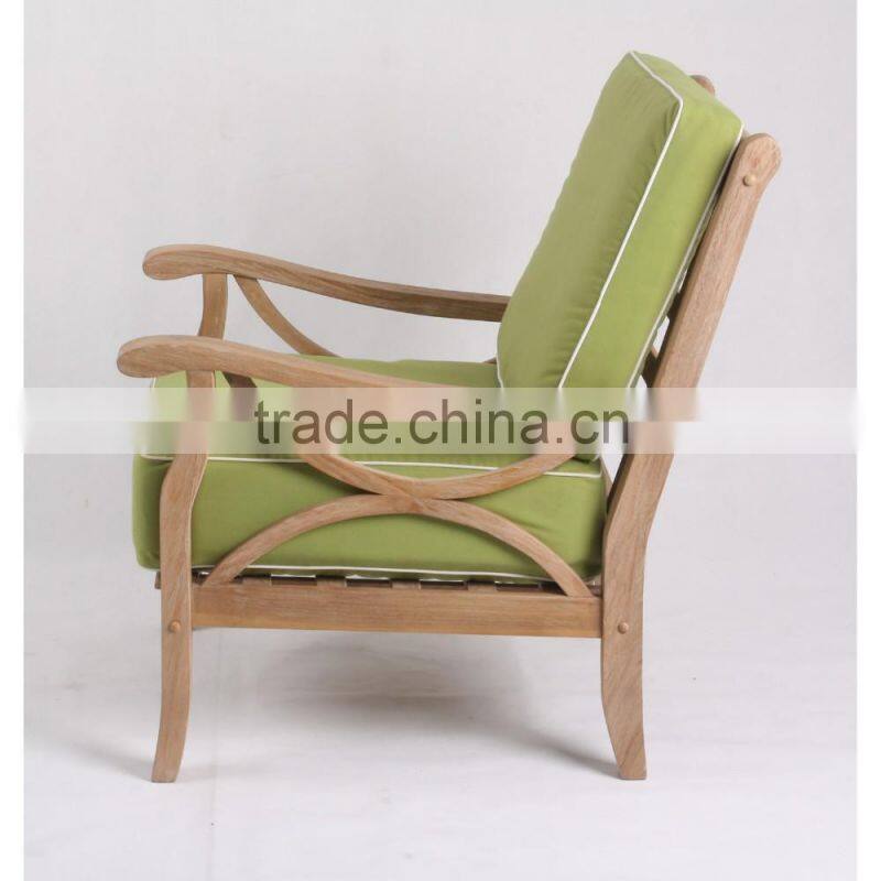 2016 Garden used fancy malaysia teak wood outdoor sofa furniture