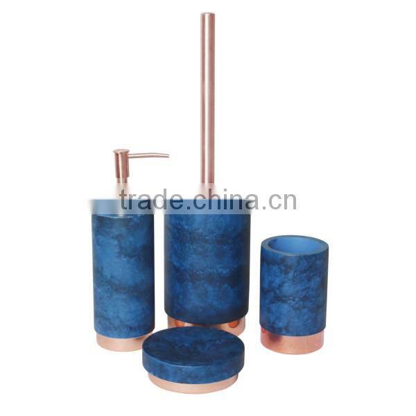 Bespoke hotel home decoration bath accessories cement bath room accessory