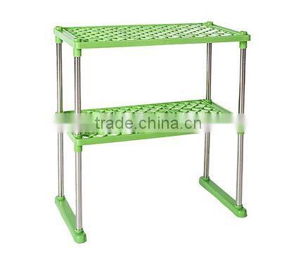 Mix color Stock Layer 2 Steel Tub Multifunction Combined Storage Rack