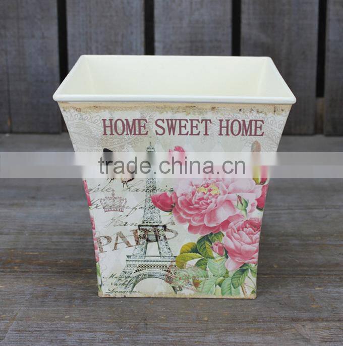 Cheap square plastic flower pot plastic pot