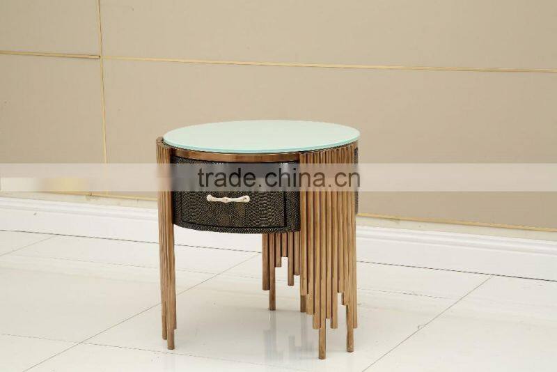 Luxury high quality new design stainless steel dinning chairs A02-2G