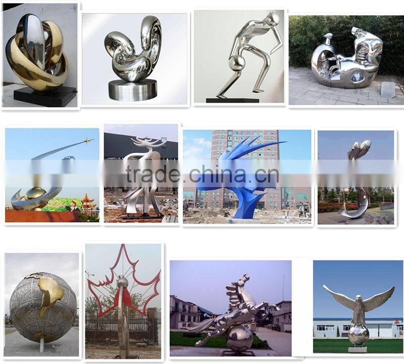 Outdoor Large Stainless Steel Swan Sculpture