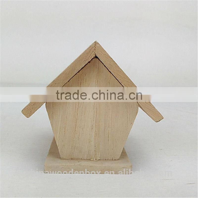 3D handmade decorative wooden bird house,wooden bird feeder