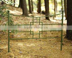 wrought iron garden fence