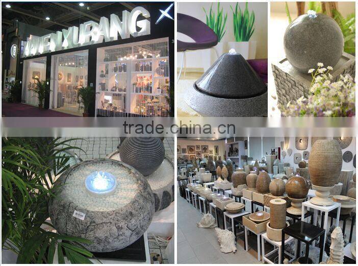 Resin stone garden fountain outdoor water fountain with ball