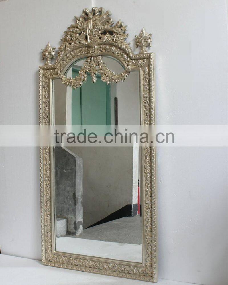 Vertical Dressing Room Baroque Style Frame Mirrors
