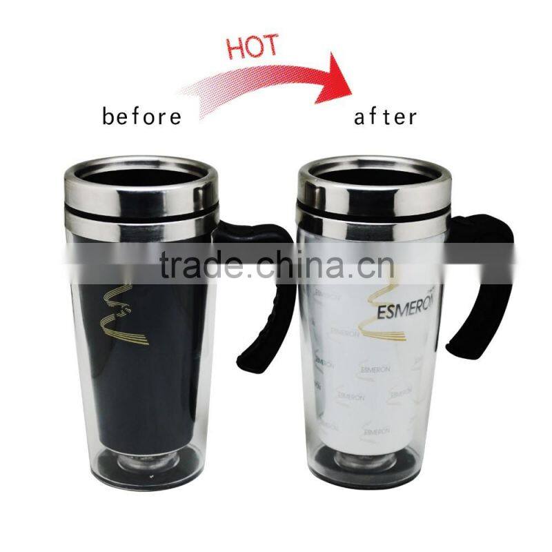 2016 New Design Stainless steel sublimation travel mug