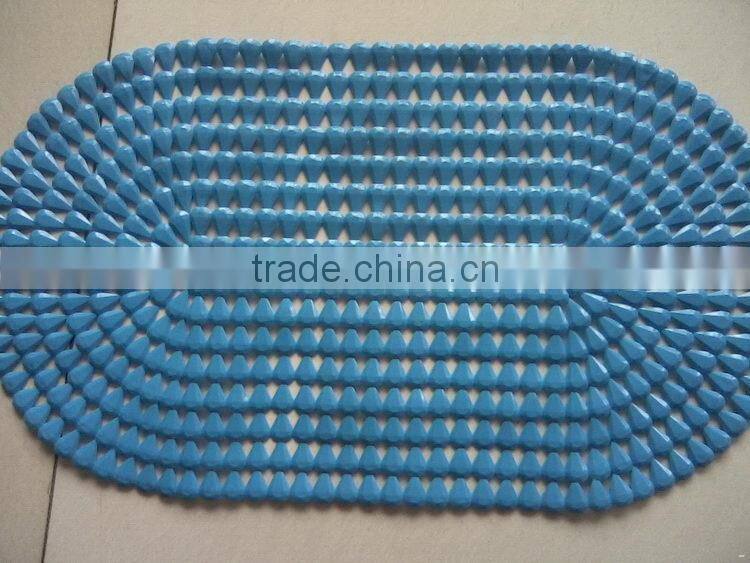 Top grade cross texture pvc coil baby bath mat
