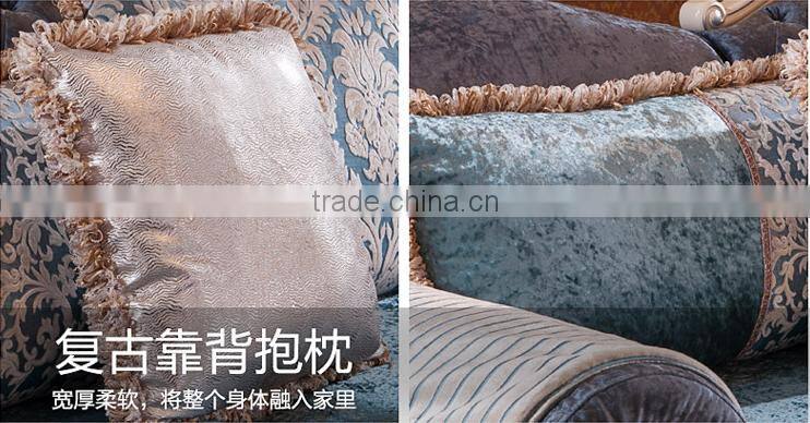 M09 Living Room Furniture L Shaped Luxury Fabric Sofa