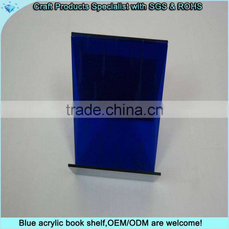 Custom 3 sides rotating display stand acrylic Brochure display stand