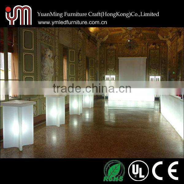 glow led plastic chair led bar stool