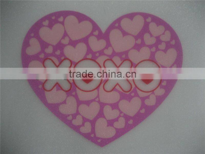hot sale plastic product romantic red heart for valentines day gifts