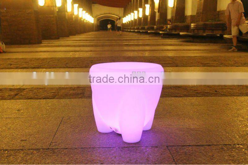 colorful waterproof rechargeable LED stool light ES004