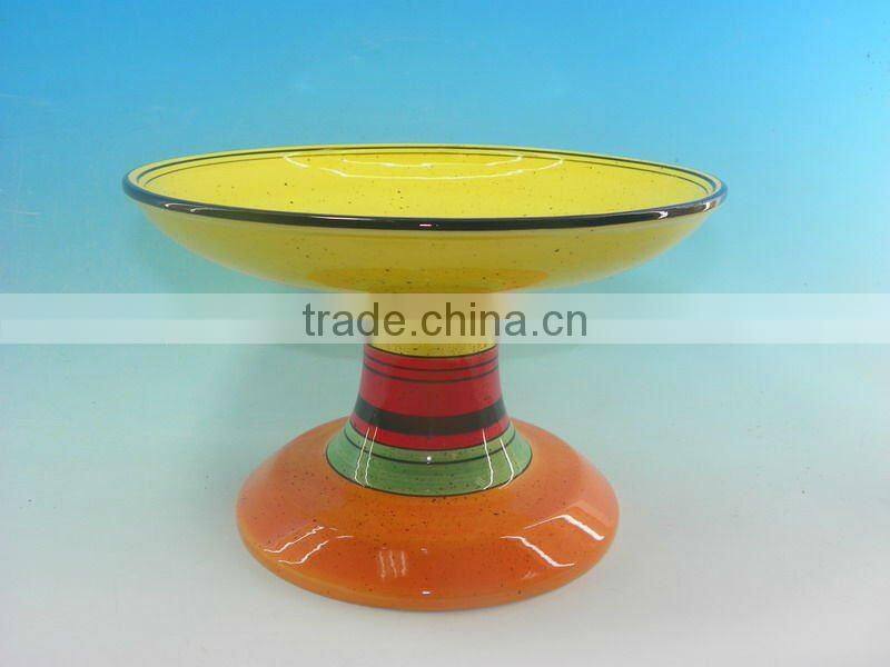 Hot sale Christmas decoration Ceramic Cake stands