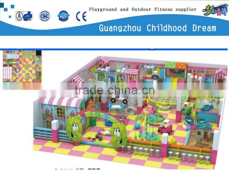 $39.00/Sq.m (B-0169) CE certificated big slide ball pool trampoline colorful and beautiful indoor playground