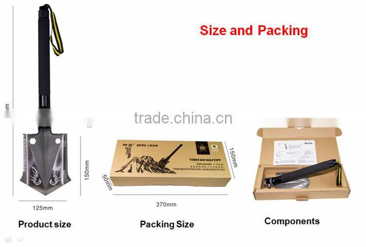 2015 Gardon Tool Set Multifunction Outdoor Garden Hoe Outdoor Camping Shovel with Wire Cutter