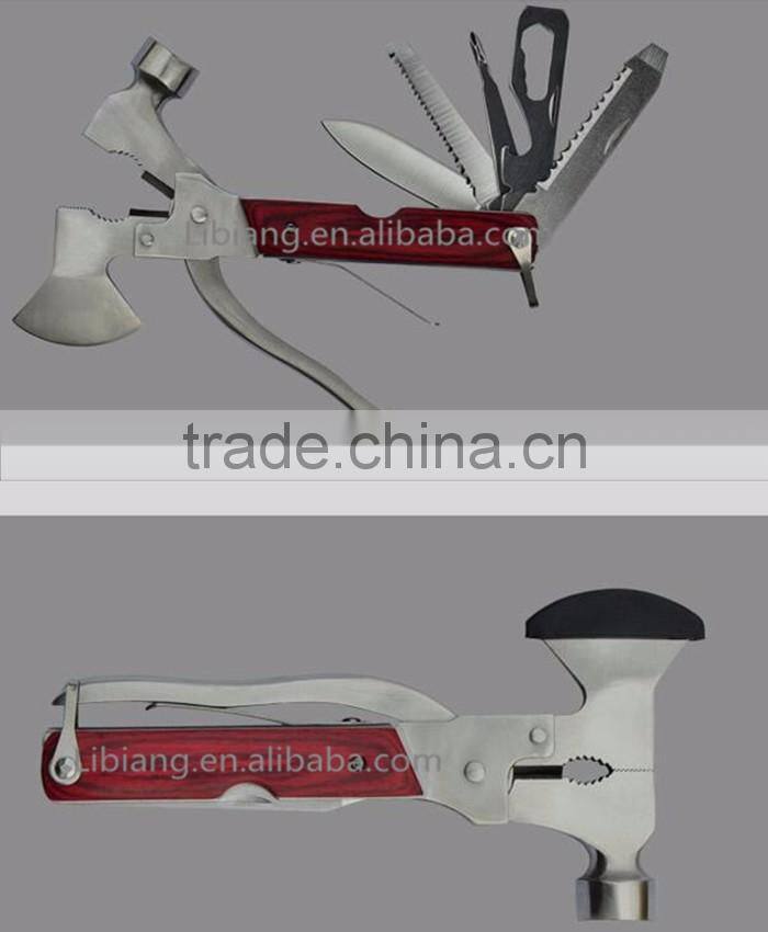 Outdoor multifunction emergency folding hammer plier