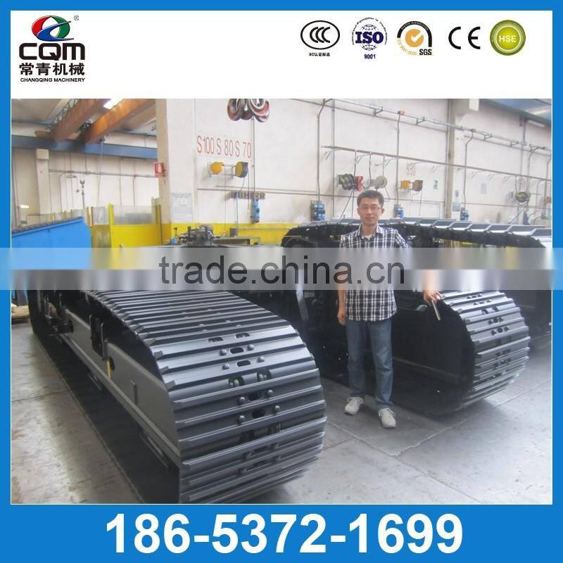 Excavator steel rubber track undercarriage/crawler undercarriage