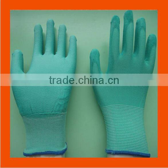 13g seguridad en el trabajo de la pu guantes de palma