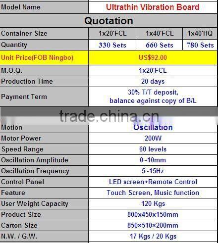 fitness equipment Ultrathin Vibration Board