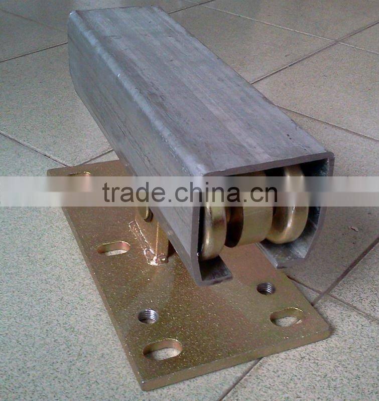 gate track for cantilever gate roller and sliding gate roller