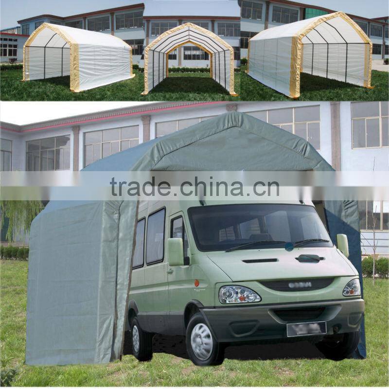 Fabric Barn Style Car Shelter , Car Parking Tent , Portabel Fabricated Car Garage