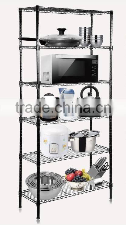hot sale!! EU and USA fashionable model and classic 6 layer wire shelving
