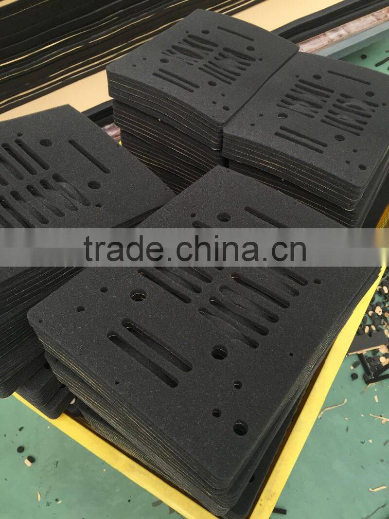 cutting pu foam sponge with velvet inserts box to Edge protection