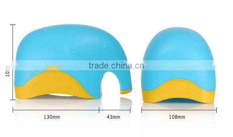 New baby care shampoo cups softy silica gel water cup children bailer