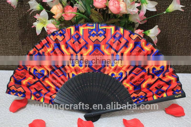 2017 new promotional craft fan with custom-printed