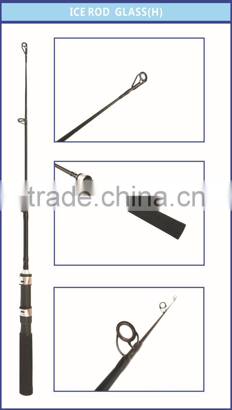80CM Solid Fiberglass Ice Fishing Rod