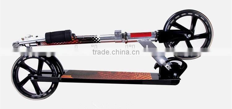 hot sale adult freestyle kick folding scooter with 2 PU wheels