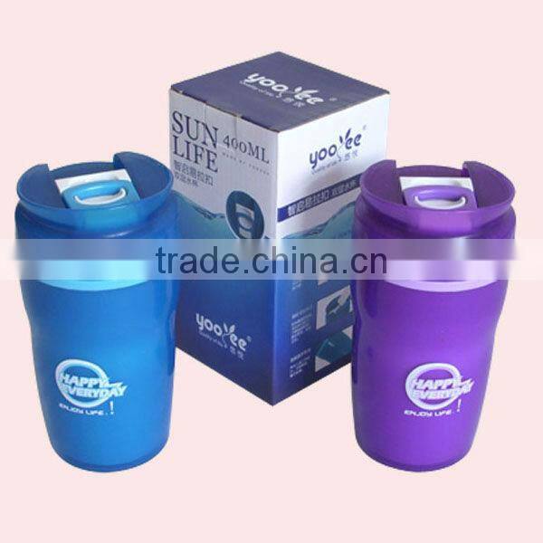 400ML Airtight Milk Mug With Lock Lid Lock Mug