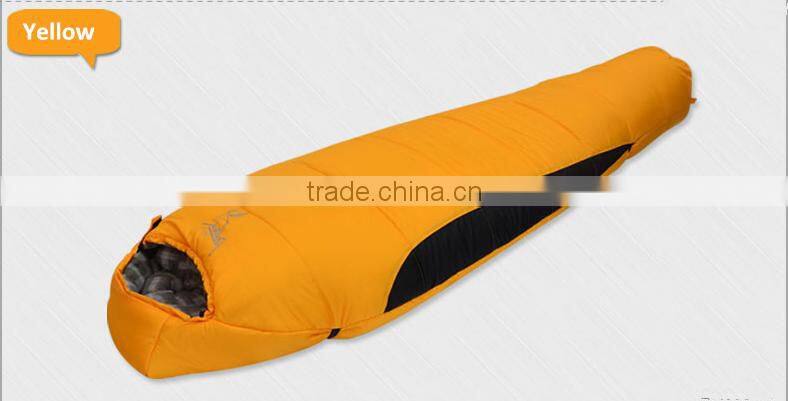 Foldable Hollow Cotton Mummy Sleeping Bag for Camping on Sale