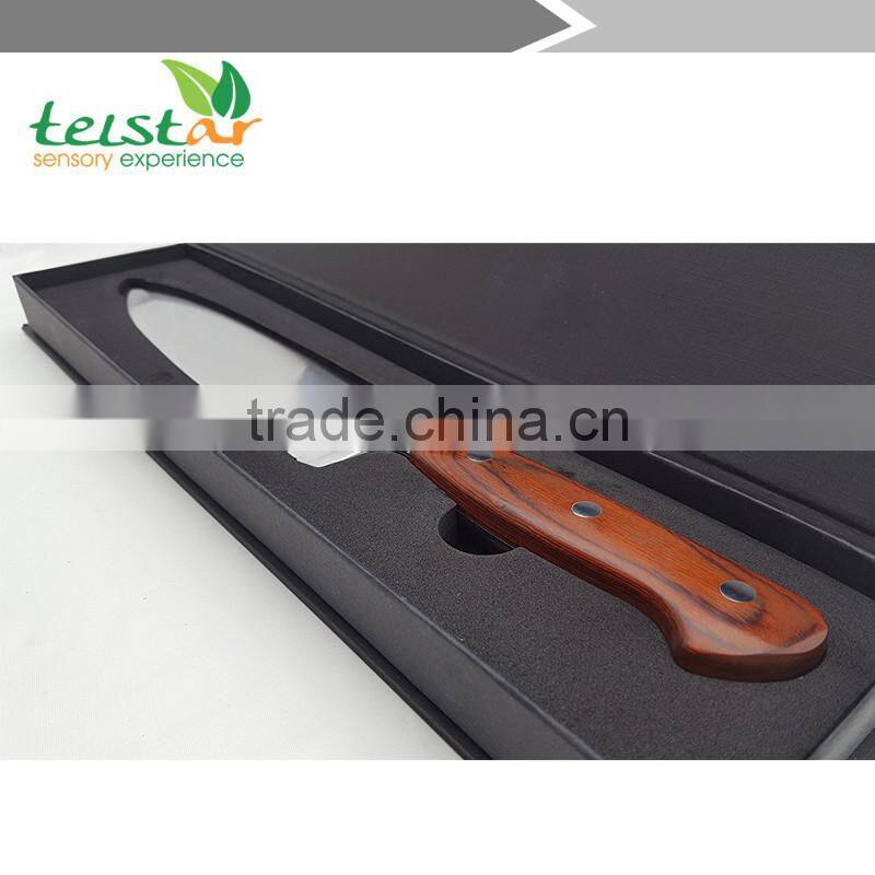 8 Inch Stainless Steel Chef Knife, Professional Kitchen Cutlery, Triple Riveted