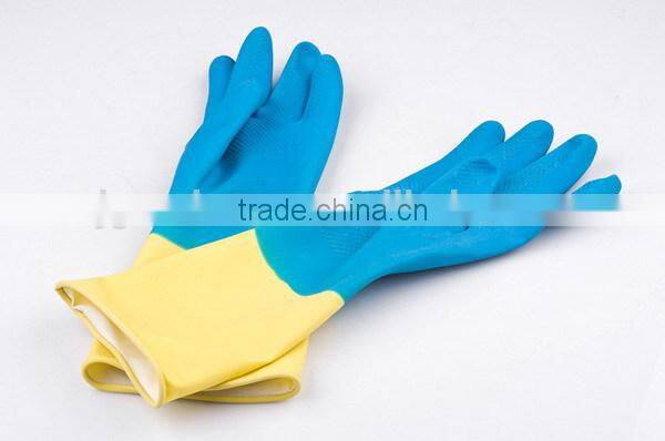 Home Furnishing Dish Washing Gloves Natural Latex Gloves