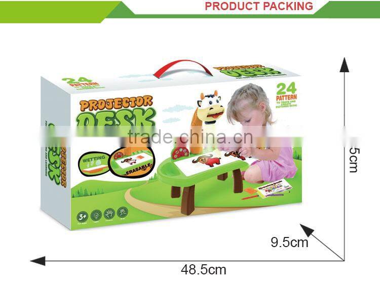 New product intelligence toy kids projector toys drawing set