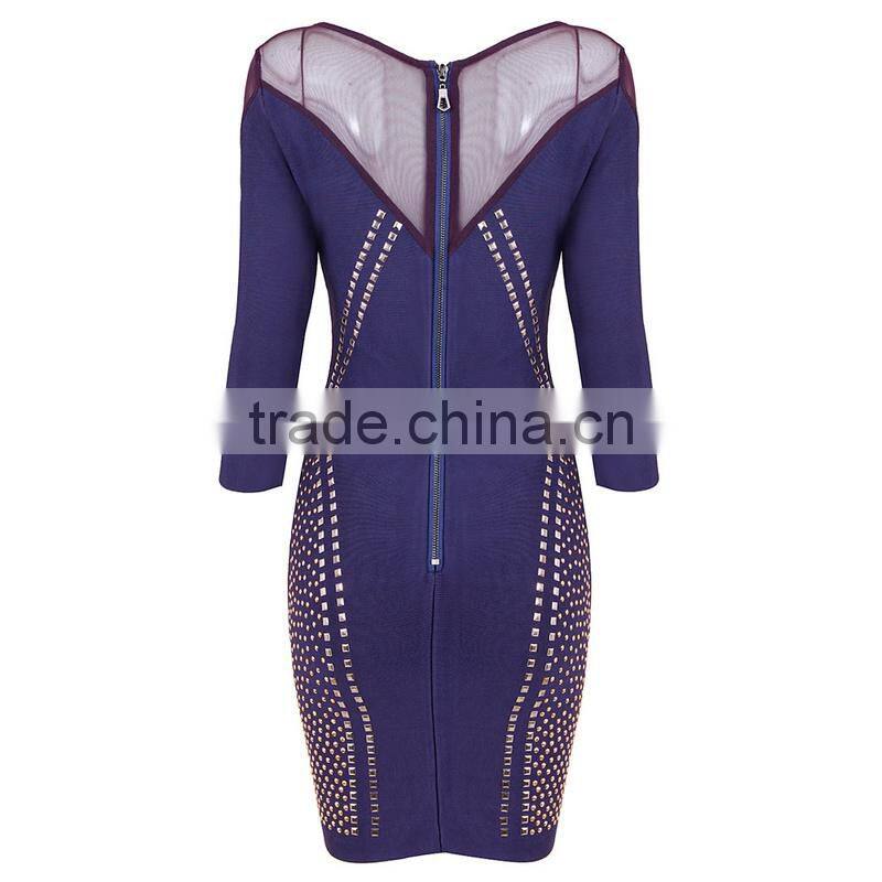 2014 factory price wholesales bandage dress H960