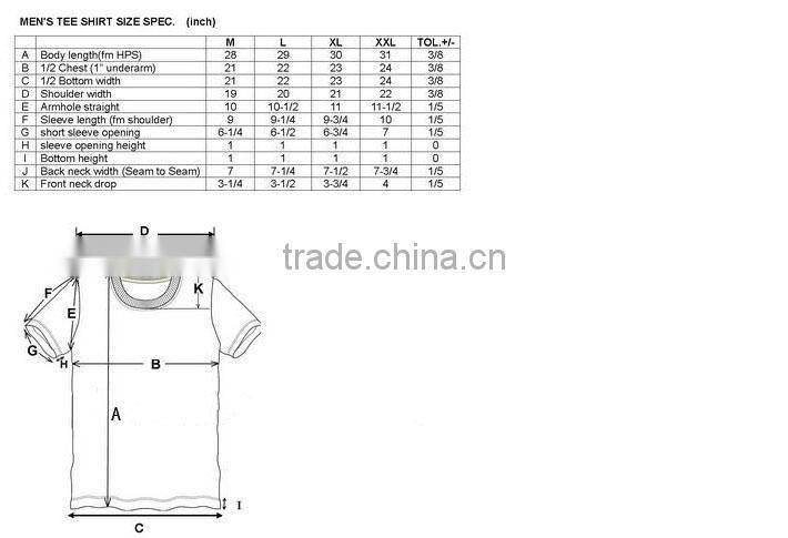 Best Quality Cotton Round Neck short sleeve tee shirt